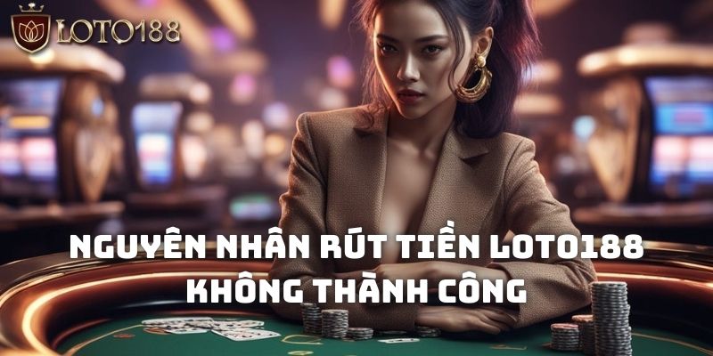 Nguyên nhân rút tiền Loto188 không thành công