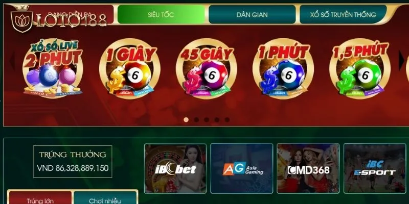 Chơi xổ số cực đã kiếm thưởng bạc triệu từ Loto188